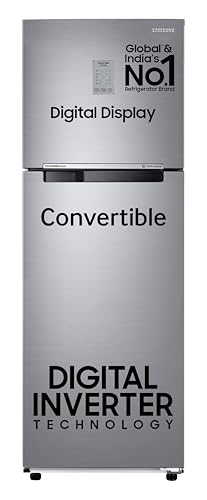 Samsung 256 L, 2 Star, Convertible, Digital Inverter with Display Frost Free Double...