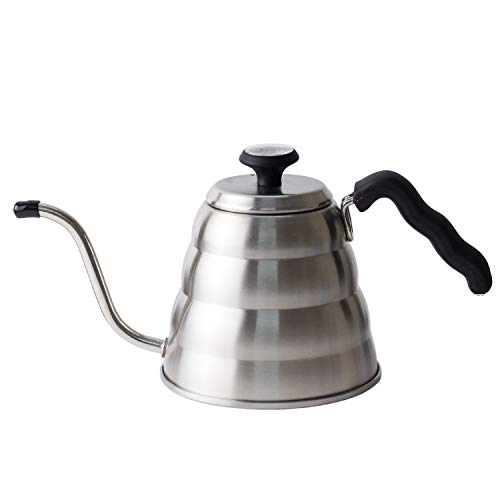 InstaCuppa Stainless Steel Pour Over Coffee & Tea Kettle with Built-in Thermometer...