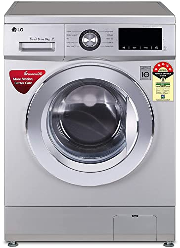 LG 8.0 Kg 5 Star Inverter Fully-Automatic Front Loading Washing Machine Appliance...
