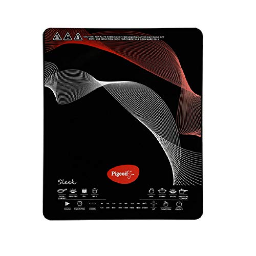 Pigeon by Stovekraft Rapido Sleek 2100 watts with Feather Touch Control, 8 pre-Set...