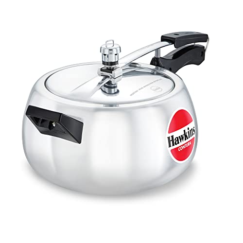 Hawkins 5 Litre Contura Pressure Cooker, Handi Inner Lid Cooker, Silver (HC50),...