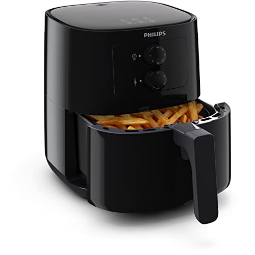 PHILIPS Air Fryer HD9200/90, uses up to 90% less fat, 1400W, 4.1 Liter, with Rapid...