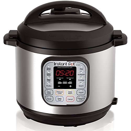 Instant Pot 321 6 Litre, Stainless Steel 7-in-1 Electric Pressure Cooker, Outer Lid,...