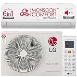LG 2.0 Ton 3 Star DUAL Inverter Split AC (Copper, AI Convertible 6-in-1 Cooling, 4...
