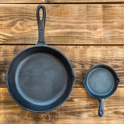 Cast iron utensils