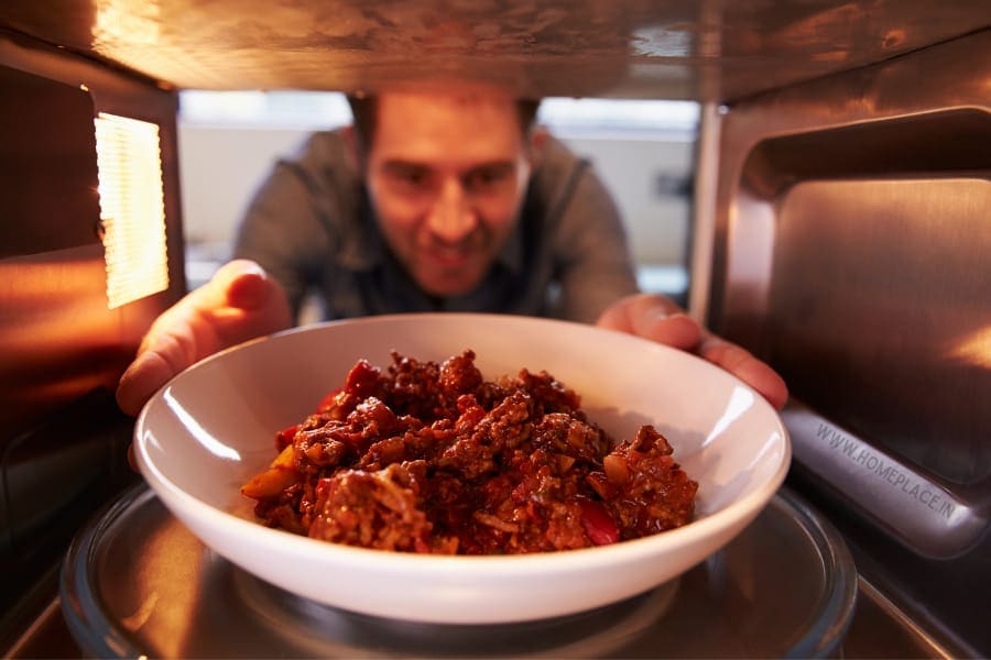 cooking on convection microwave oven