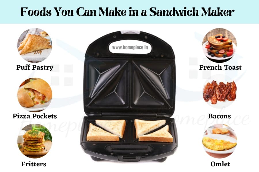 foods you can make in a sandwich maker