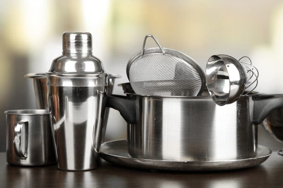 heavy gauge stainless steel cookware