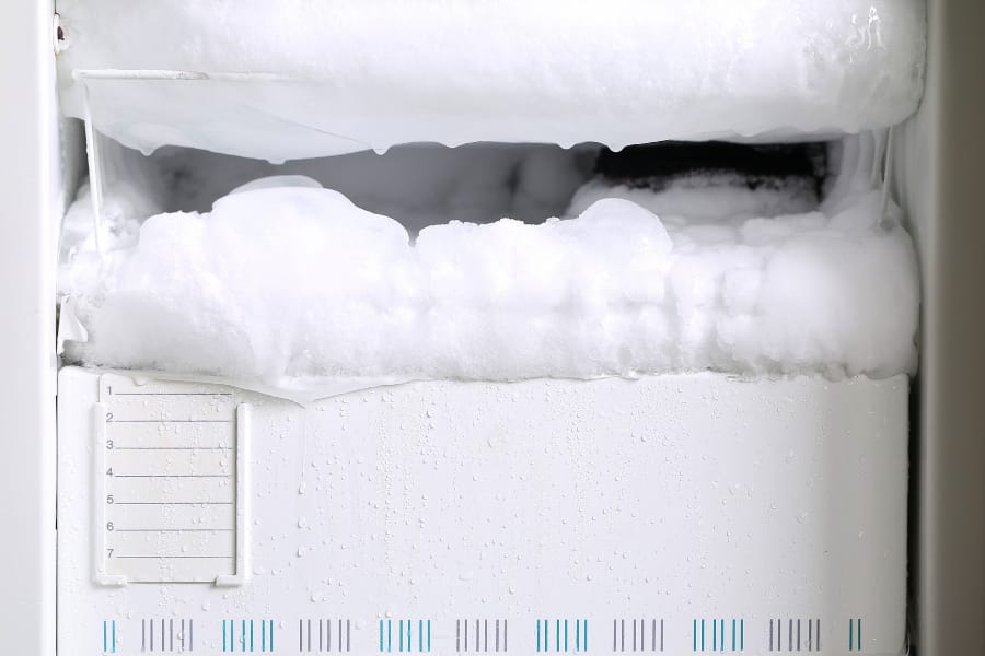 ice formation in freezer