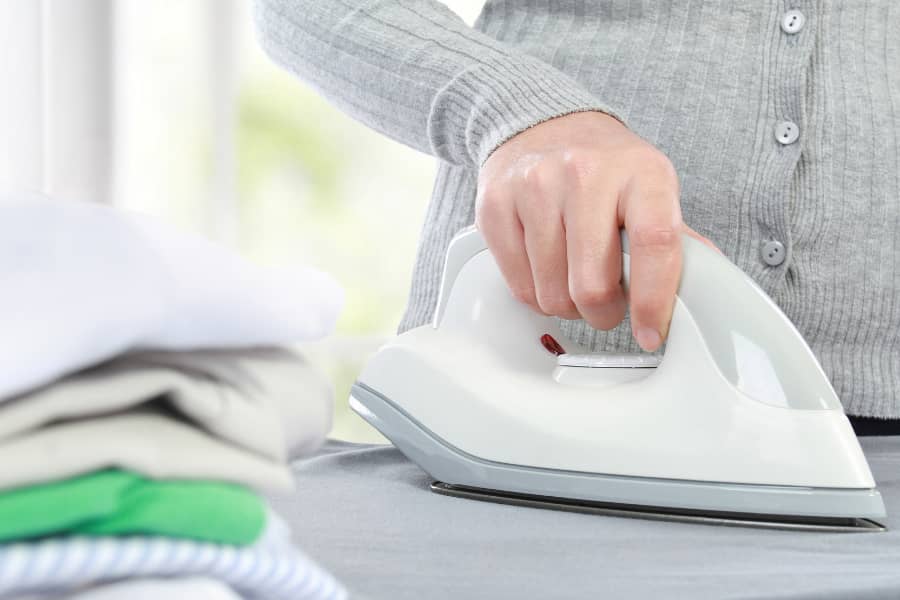 ironing clothes