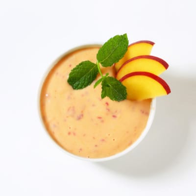 Liquidized purée with hand blender