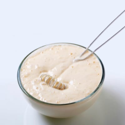 pancake batter with hand blender