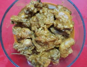 prepared peanut chicken