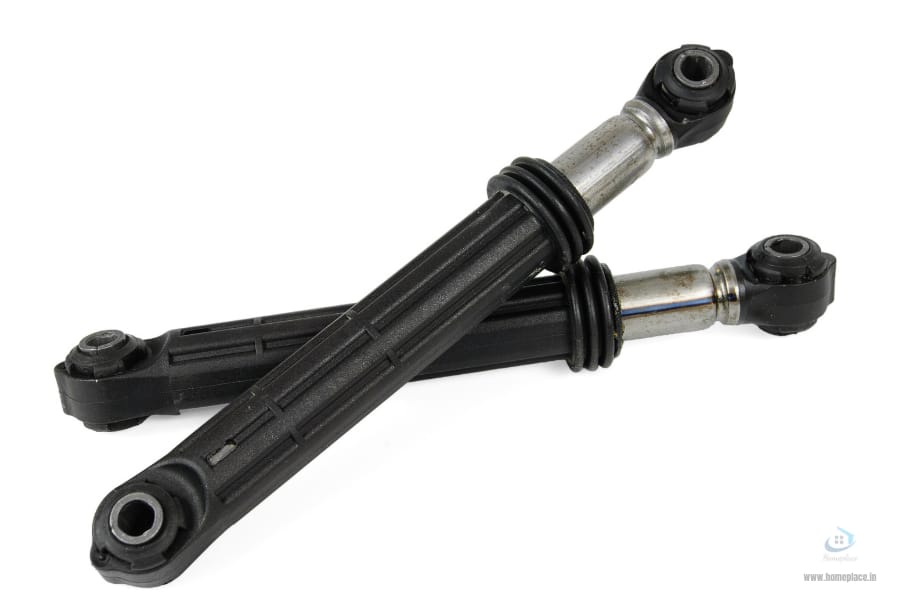 Shock absorber of a washing machine detached