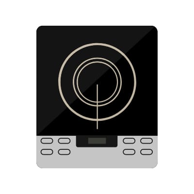 Single Element Induction Cooktop