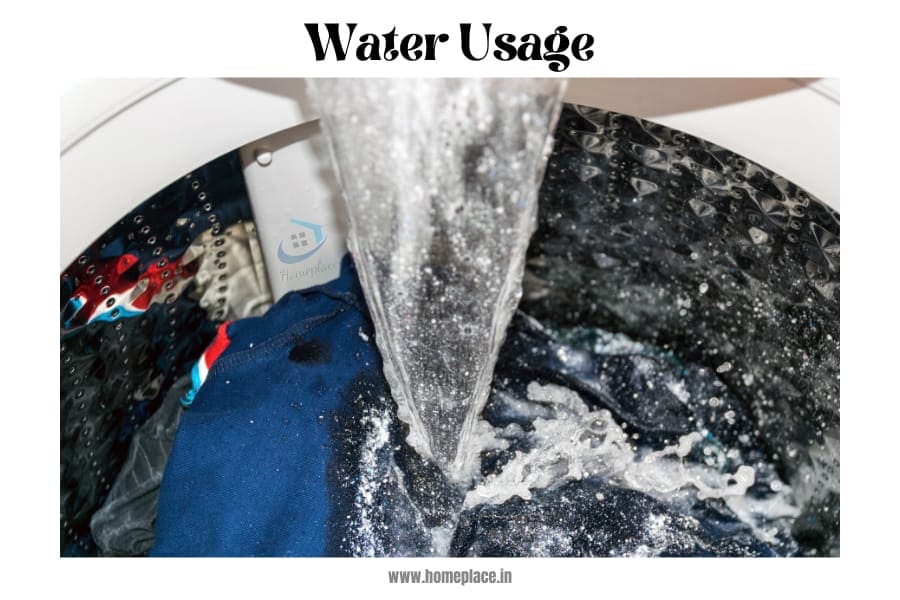top load vs front load water usage