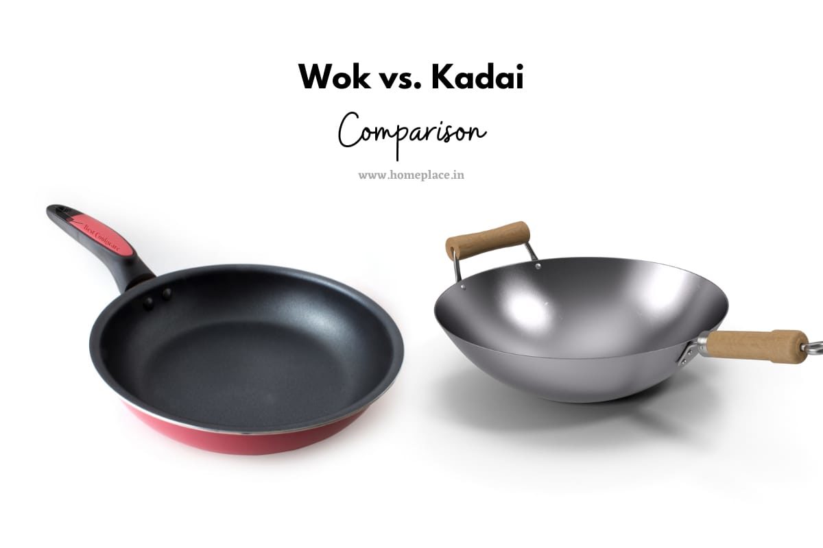 wok vs. kadai comparison with pros and cons